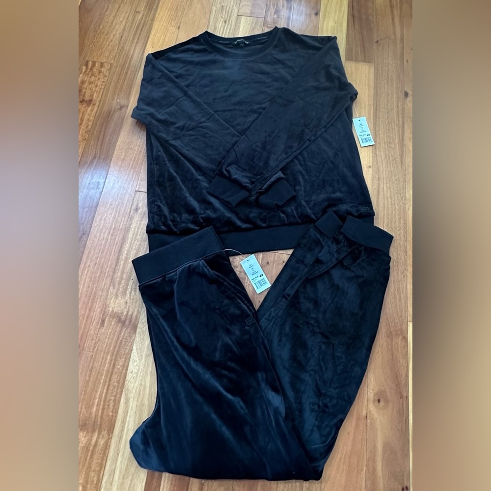 NEW Banana Republic Velour Sweatshirt & Joggers 2 Piece Set